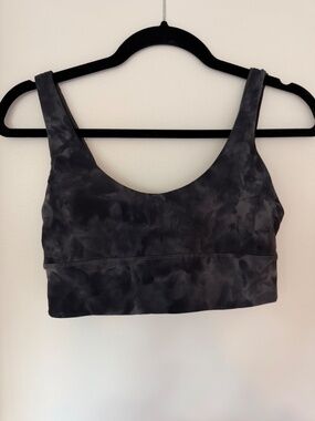 Lululemon Align Bra Light Support (Diamond Dye Pitch Grey/Graphite Grey, Size 6)